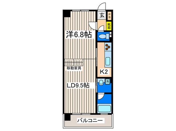 メゾン・ブランシュ・ナガサカの物件間取画像